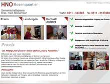 Tablet Screenshot of bornemann-hno.de